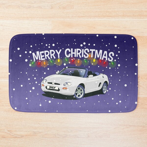 Item preview, White MGF Car Christmas Card designed and sold by Webazoot Industries - Car Art.