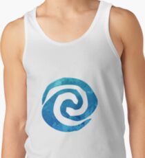 Swirl Inspired Silhouette Tank Top