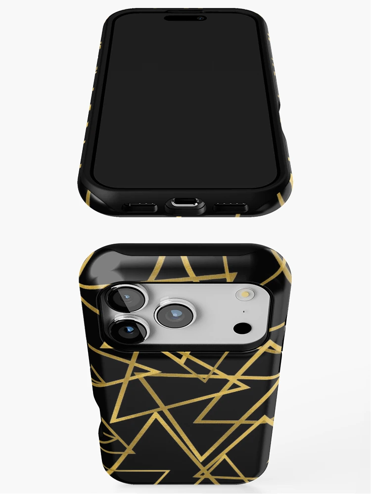Thumbnail 3 of 4, iPhone Case, Triangle pattern designed and sold by Paint84.