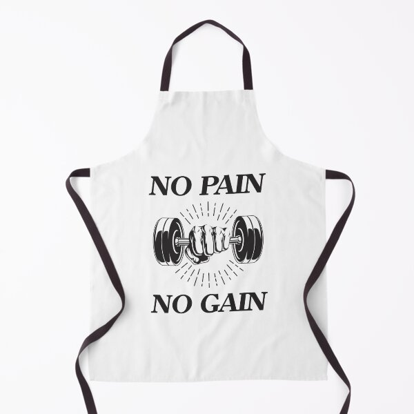 Item preview, No pain no gain - Crazy gains - Nothing beats the feeling of power that weightlifting, powerlifting and strength training it gives us! A beautiful vintage design representing body positivity! designed and sold by crazycollective.