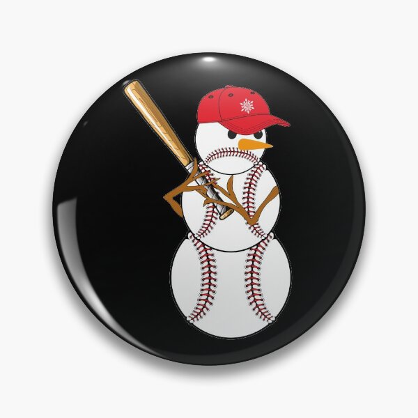 Item preview, Baseball Snowman Funny Christmas Baseball Balls Santa Snowman designed and sold by Tatus Brinal.