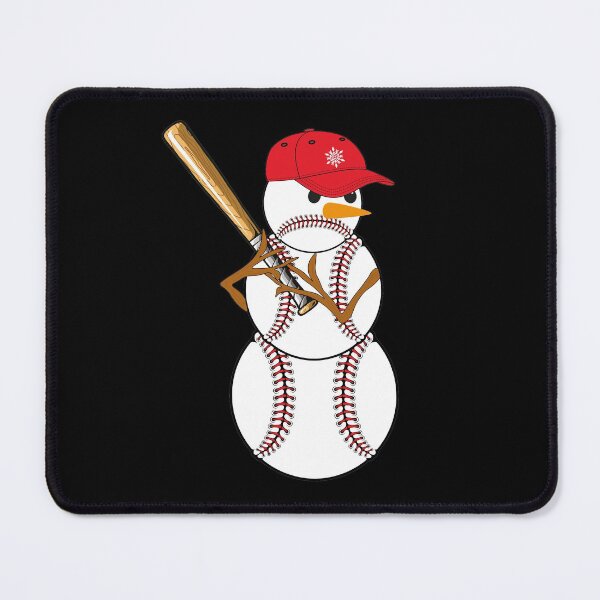 Item preview, Baseball Snowman Funny Christmas Baseball Balls Santa Snowman designed and sold by Tatus Brinal.
