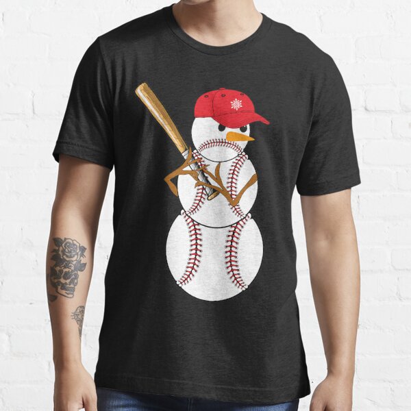 Baseball clearance snowman shirt