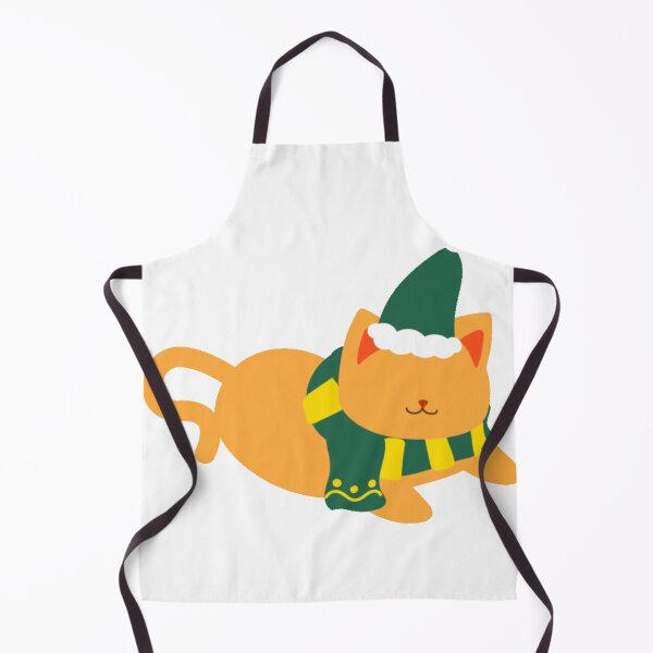 Item preview, Cute Winter Ginger Cat with scarf designed and sold by TeamManja.