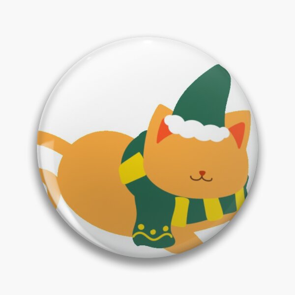 Item preview, Cute Winter Ginger Cat with scarf designed and sold by TeamManja.
