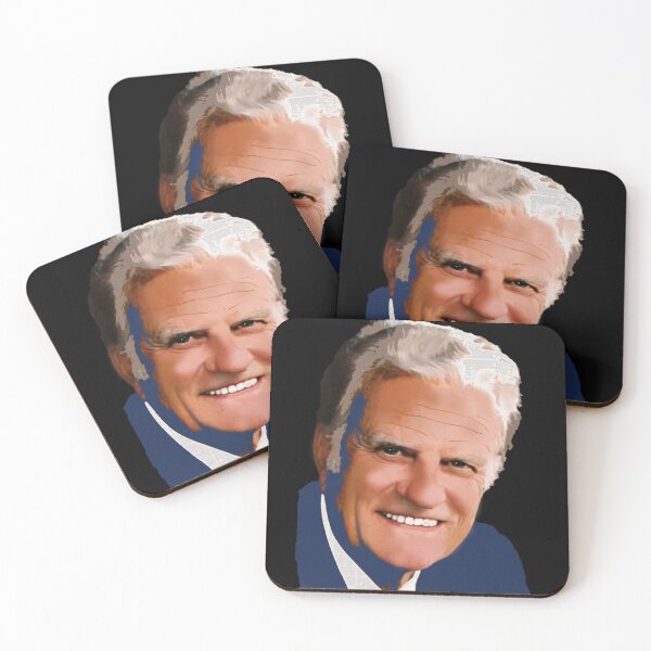 Item preview, Billy Graham World Renowned Evangelist Preacher Oil Paint Artwork designed and sold by JohnSit.