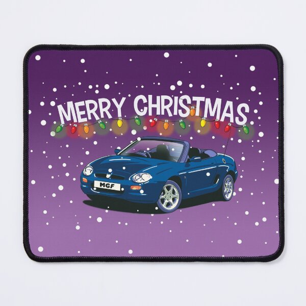 Item preview, Blue MGF Car Christmas Card designed and sold by Webazoot Industries - Car Art.