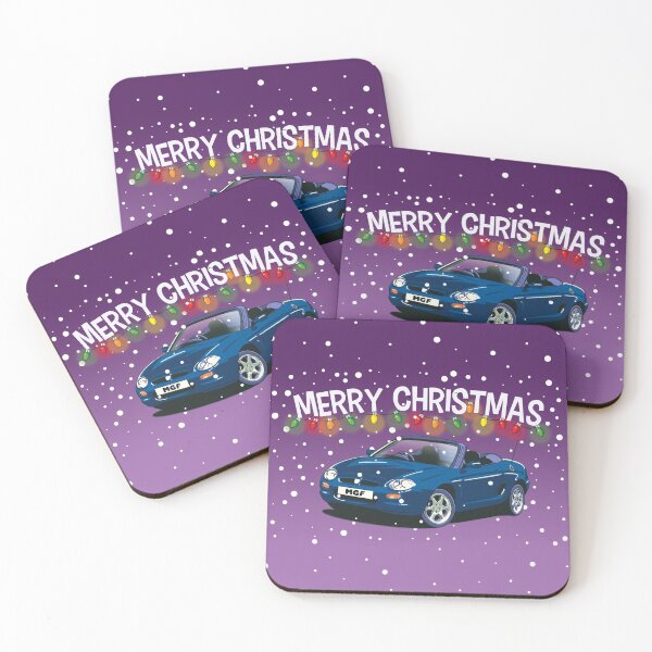 Item preview, Blue MGF Car Christmas Card designed and sold by Webazoot Industries - Car Art.
