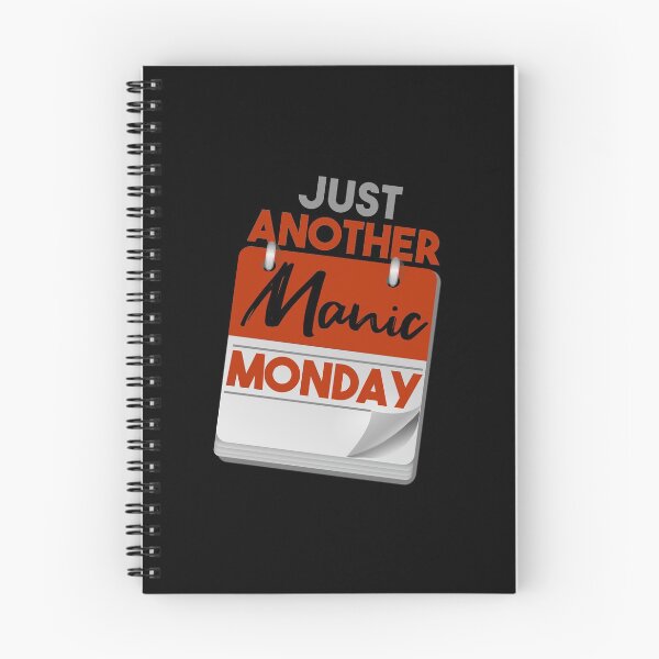 Item preview, Just Another Manic Monday, I hate Monday, Monday Calendar, Graphic Style designed and sold by KittySSmith.