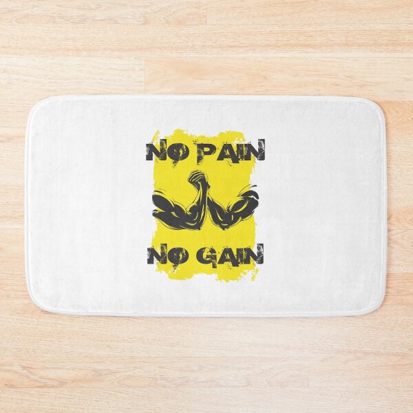 Item preview, No pain no gain - Crazy gains - Nothing beats the feeling of power that weightlifting, powerlifting and strength training it gives us! A beautiful vintage design representing body positivity! designed and sold by crazycollective.
