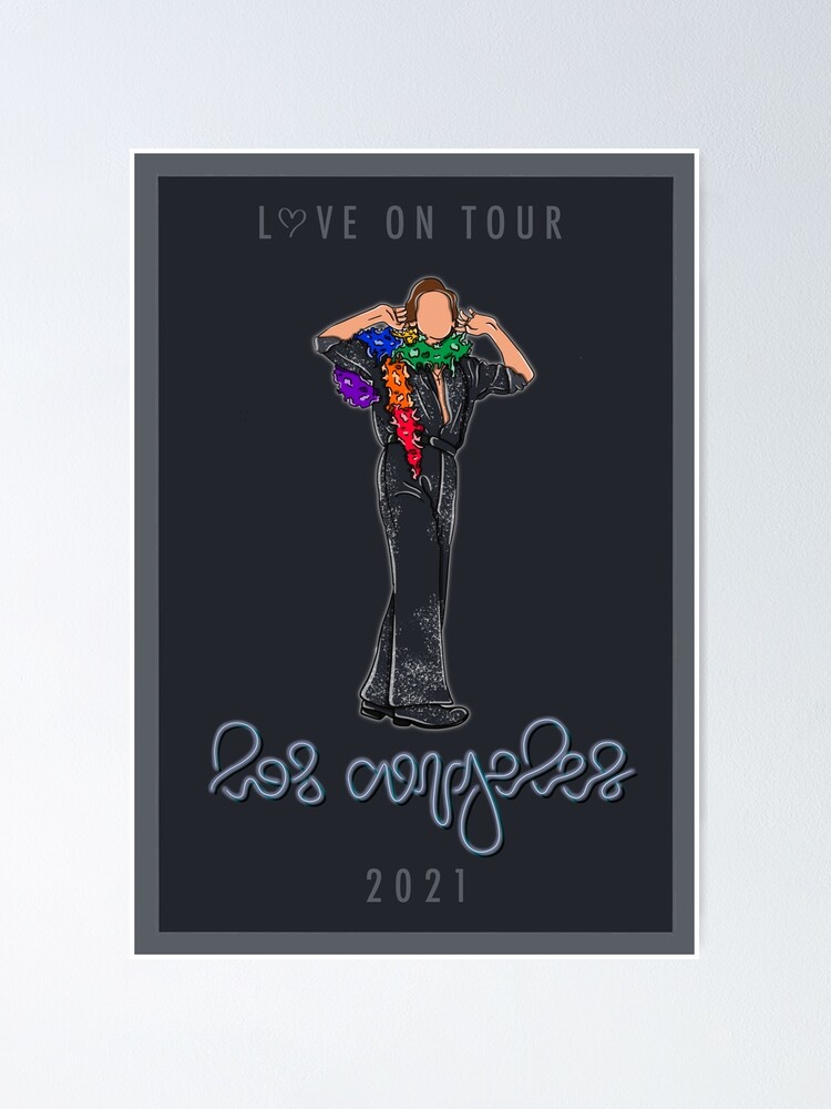 Harry Styles Love 2024 On Tour Los Angeles Poster