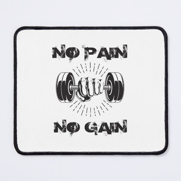 Item preview, No pain no gain - Crazy gains - Nothing beats the feeling of power that weightlifting, powerlifting and strength training it gives us! A beautiful vintage design representing body positivity! designed and sold by crazycollective.