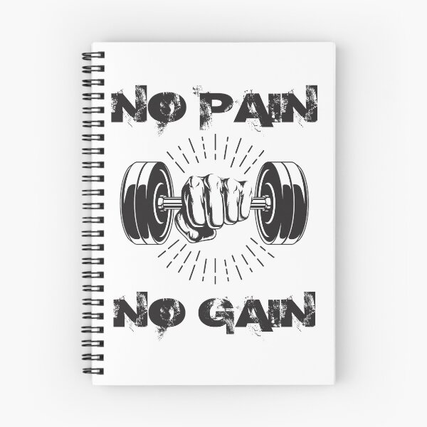 Item preview, No pain no gain - Crazy gains - Nothing beats the feeling of power that weightlifting, powerlifting and strength training it gives us! A beautiful vintage design representing body positivity! designed and sold by crazycollective.
