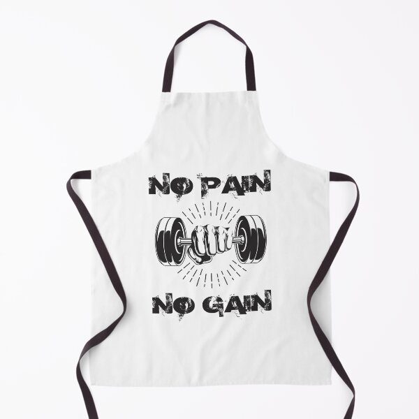 Item preview, No pain no gain - Crazy gains - Nothing beats the feeling of power that weightlifting, powerlifting and strength training it gives us! A beautiful vintage design representing body positivity! designed and sold by crazycollective.