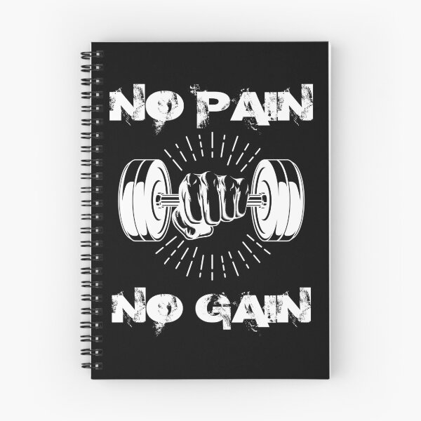 Item preview, No pain no gain - Crazy gains - Nothing beats the feeling of power that weightlifting, powerlifting and strength training it gives us! A beautiful vintage design representing body positivity! designed and sold by crazycollective.