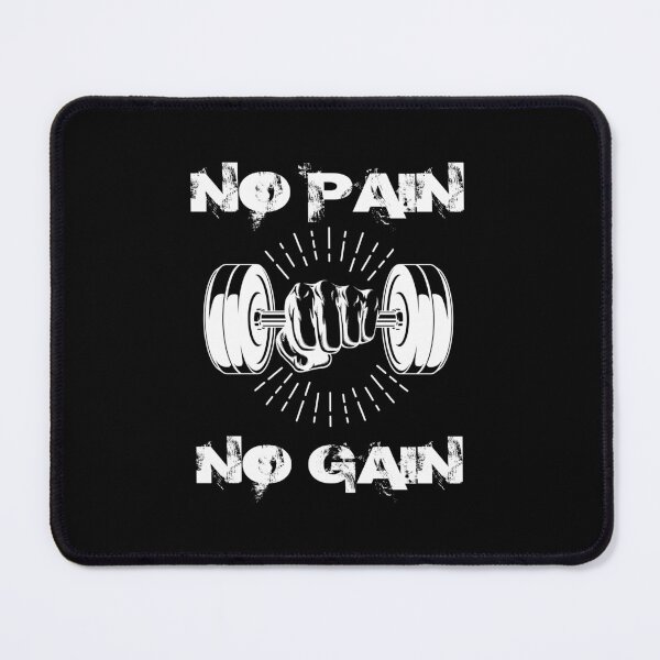 Item preview, No pain no gain - Crazy gains - Nothing beats the feeling of power that weightlifting, powerlifting and strength training it gives us! A beautiful vintage design representing body positivity! designed and sold by crazycollective.