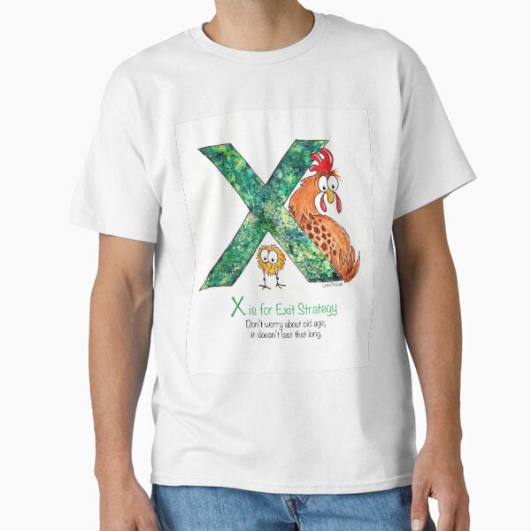 Item preview, X is for exit strategy designed and sold by Linda Finstad.