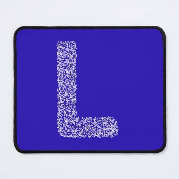 Item preview, L letter, pencil drawing, leafy monogram designed and sold by crafticdesign.