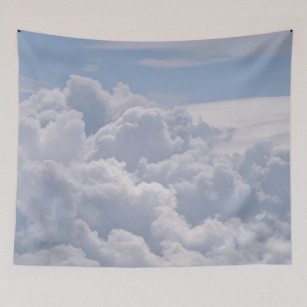 Item preview, Clouds with blue sky and mountains designed and sold by TheNordicDesign.