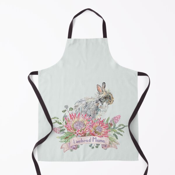 Item preview, Lionhead Rabbit Mama with Festive Flora designed and sold by becca-boyce.