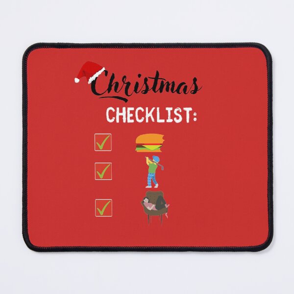 Item preview, Christmas checklist designed and sold by T-ShirtIn85.