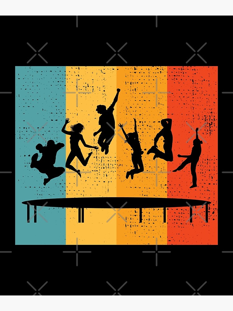 Vintage Trampoline Sport Retro Gift T-Shirt