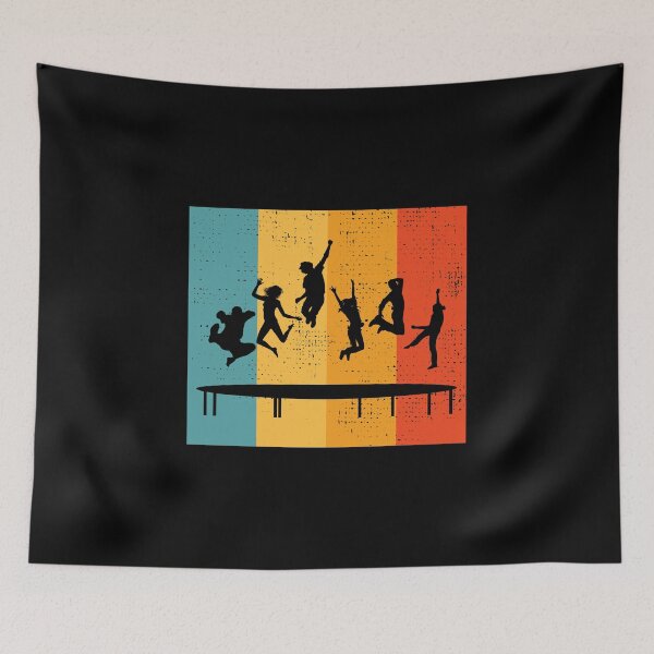 Item preview, Trampoline Park Jumping Indoor Playground Vintage Retro designed and sold by CuteDesigns1.