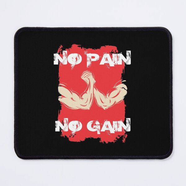 Item preview, No pain no gain - Crazy gains - Nothing beats the feeling of power that weightlifting, powerlifting and strength training it gives us! A beautiful vintage design representing body positivity! designed and sold by crazycollective.
