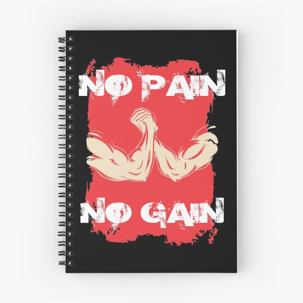 Item preview, No pain no gain - Crazy gains - Nothing beats the feeling of power that weightlifting, powerlifting and strength training it gives us! A beautiful vintage design representing body positivity! designed and sold by crazycollective.
