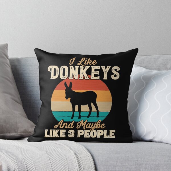 Item preview, I Like Donkeys and Maybe Like 3 People - Gifts for Farmers graphic designed and sold by theodoros20.