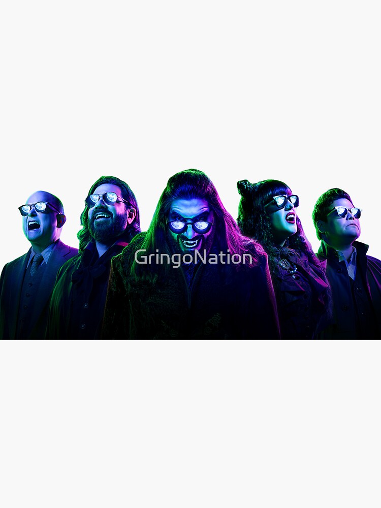 Aperçu 3 sur 3. Sticker avec l'œuvre Gang de vampires - WWDITS créée et vendue par GringoNation.