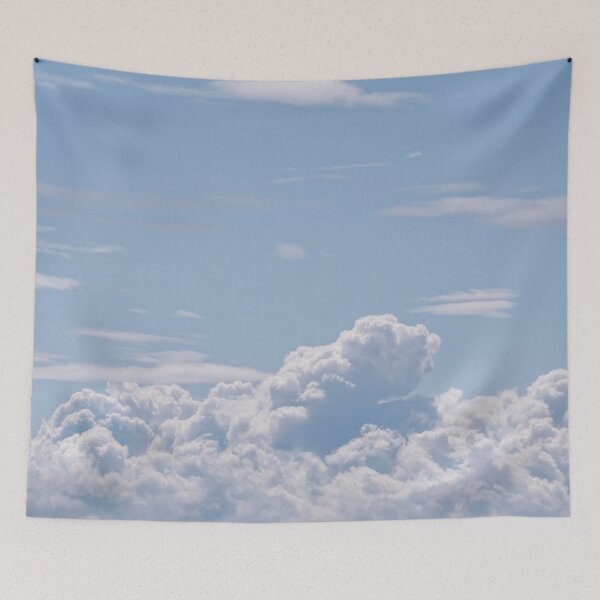 Item preview, Clouds with blue sky and mountains designed and sold by TheNordicDesign.