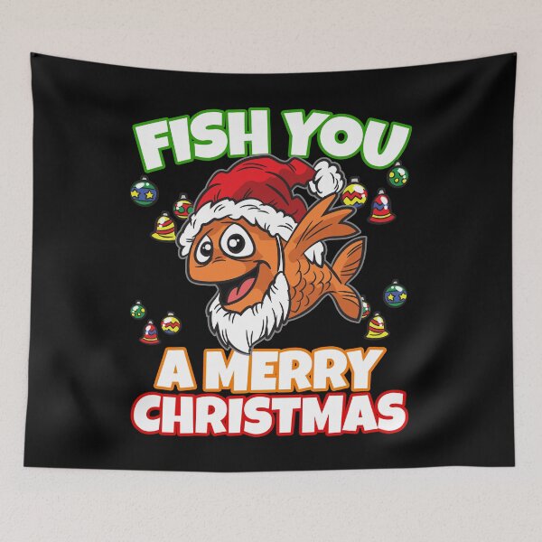 Item preview, Fish You A Merry Christmas Fisherman designed and sold by Moonpie90.