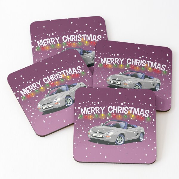 Item preview, Silver MGF Car Christmas Card designed and sold by Webazoot Industries - Car Art.