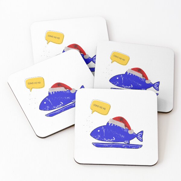 Item preview, Christmas Coho HO HO designed and sold by kamaldc.