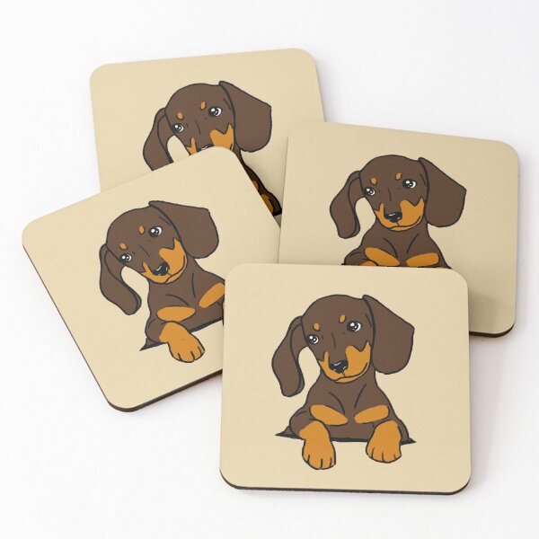 Item preview, Dachshund Puppy in Your Pocket Brown and Tan designed and sold by Reiyankhairina.