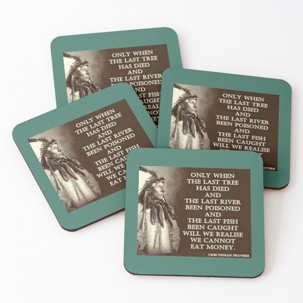 Item preview, Cree Indian Proverb designed and sold by CodySCH.