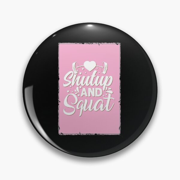 Item preview, Shutup and squat - Crazy gains - Nothing beats the feeling of power that weightlifting, powerlifting and strength training it gives us! A beautiful vintage design representing body positivity! designed and sold by crazycollective.