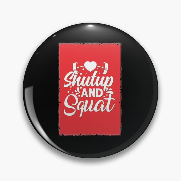 Item preview, Shutup and squat - Crazy gains - Nothing beats the feeling of power that weightlifting, powerlifting and strength training it gives us! A beautiful vintage design representing body positivity! designed and sold by crazycollective.