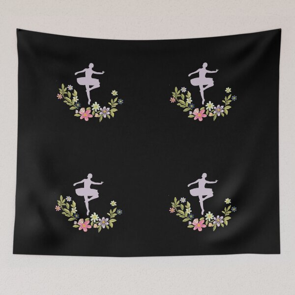 Item preview, Floral Ballerina- Black Edition designed and sold by Megan-Alice.