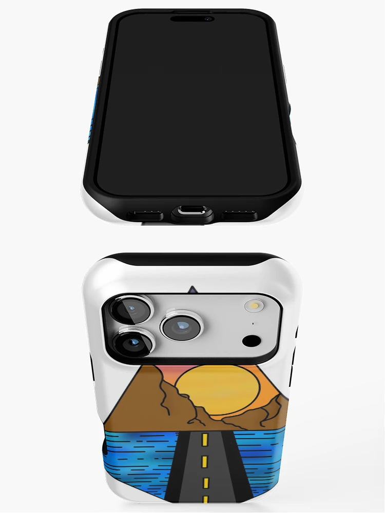Thumbnail 3 of 4, iPhone Case, Sunset road designed and sold by RMSdesigns.