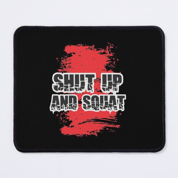 Item preview, Shutup and squat - Crazy gains - Nothing beats the feeling of power that weightlifting, powerlifting and strength training it gives us! A beautiful vintage design representing body positivity! designed and sold by crazycollective.