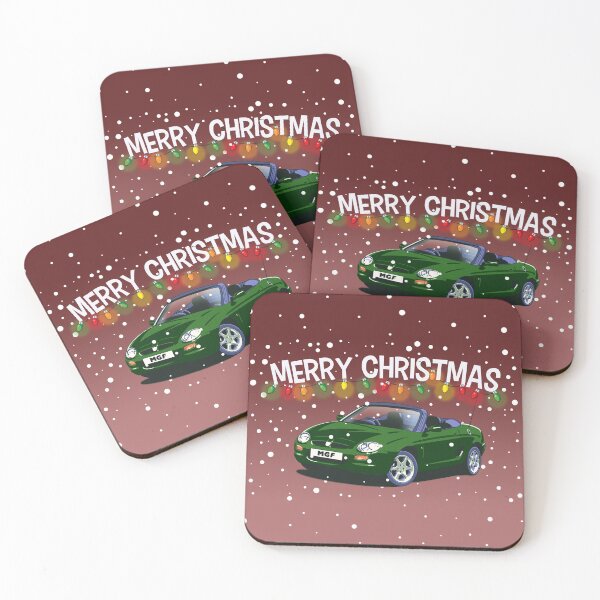 Item preview, Green MGF Car Christmas Card designed and sold by Webazoot Industries - Car Art.