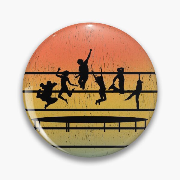 Item preview, Trampoline Park Jumping Indoor Playground Vintage Retro designed and sold by CuteDesigns1.