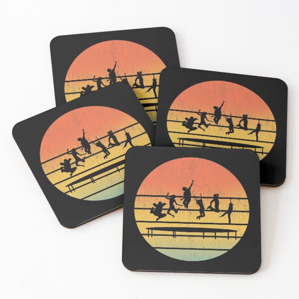 Item preview, Trampoline Park Jumping Indoor Playground Vintage Retro designed and sold by CuteDesigns1.