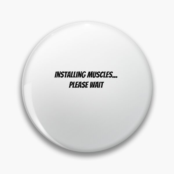 Item preview, Installing muscles... Please Wait designed and sold by Soukainadesign.