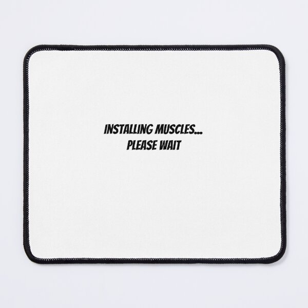 Item preview, Installing muscles... Please Wait designed and sold by Soukainadesign.