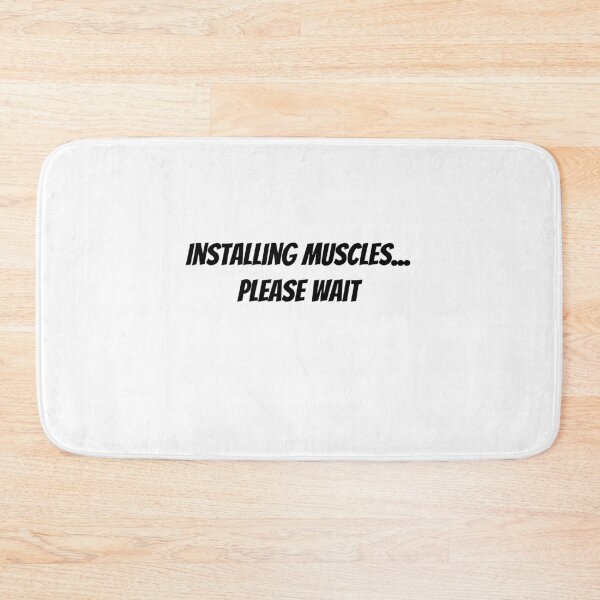 Item preview, Installing muscles... Please Wait designed and sold by Soukainadesign.