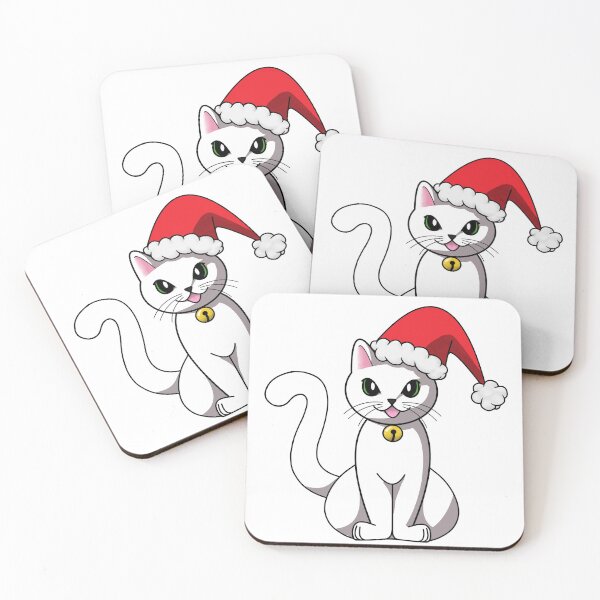 Item preview, Santa Cat - White designed and sold by OtterlyAwkward.