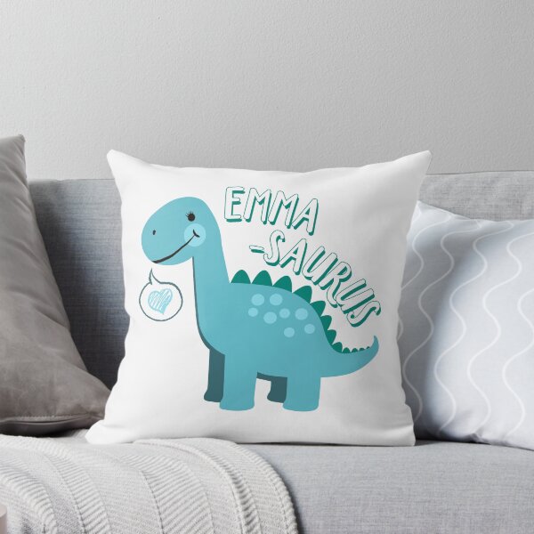 Item preview, Emma Saurus Dinosaur Name - Fun Cute Personalized designed and sold by SteamerTees.